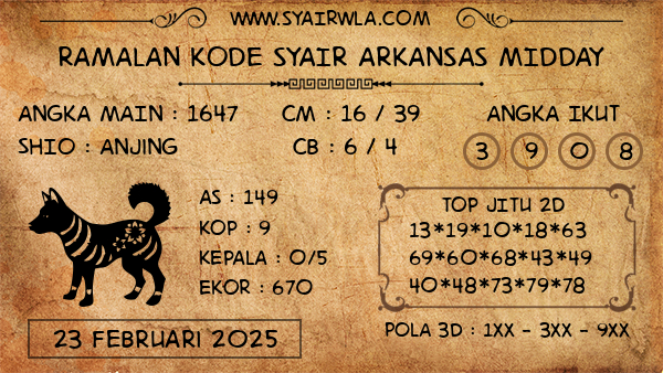 Prediksi Arkansas Midday